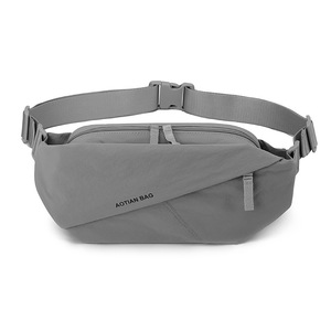 Sac banane de sport pour homme en nylon imperméable avec plusieurs poches, fermeture éclair et sangle réglable, idéal pour les activités de plein air - Product Image 3