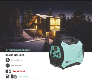 Générateur d'essence refroidi par air à onduleur super silencieux 2kW/3kW/4kW/5kW |   Réservoir de carburant portable monophasé de 4 L, efficacité de 100 %, pour la maison - Product Image 3