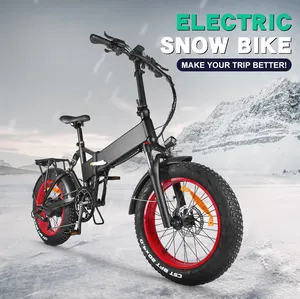 Venta al por mayor 750 vatios bafang fat bike hub motor-Bafang-bicicleta eléctrica plegable de 20 pulgadas, ebike con suspensión completa, gruesa, plegable, 750w