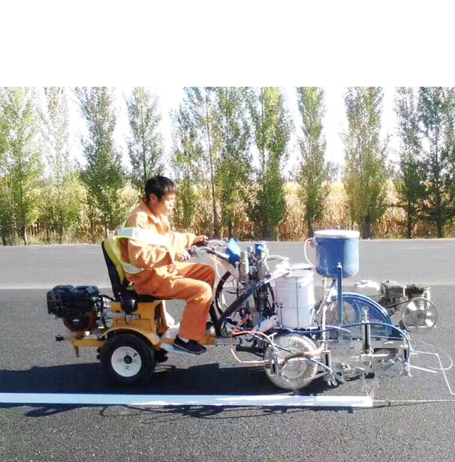 Машина для маркировки дорожной линии Linelazer с холодным распылением