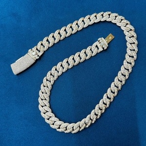 Cadena de Hip Hop con Diamantes Moissanite de Alta Calidad, Joyería de Lujo para Ocasiones Especiales, Disponible al Mejor Precio - Product Image 1