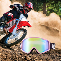 Lunettes de moto tout-terrain personnalisées avec logo, protection UV, prix fabricant, pour course de motocross, lunettes de moto, lunettes de motocross