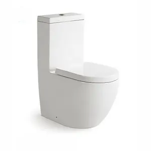 Original Bowl Hanging Japanese Wc Chaozhou Commercial Bathroom Design Rimless Toilet For sale Cheap with drainer sp