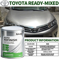 Peinture de réparation automobile Keluoqi, code couleur 4V8, gris platine brillant, pour RAV4 et Corolla