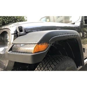 Pour Jeep Wrangler 2018-2024 : Garnitures d'ailes de roue, kit carrosserie pour sourcils de roue, élargisseurs d'ailes, pièces extérieures - Product Image 4