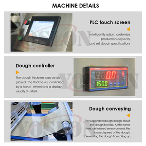 Línea de Producción de Croissants Totalmente Automática, Máquina para Hacer Croissants, <span class=keywords><strong>Sobadora</strong></span> de Masa Industrial - Product Image 3