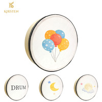KIRSTEN CT-5 OEM Custom Educational Orff Percussion Instrument 4'' 6'' Hand Drums Wood Frame Drum for Children with Durability