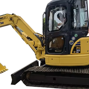Excavadora Hidráulica Mini Komatsu PC35MR Usada, Bajo Consumo de Combustible, para Demolición en Interiores y Trabajos de Construcción en Patio - Product Image 1