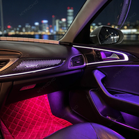 KYNCHO pour Audi A6 C7, éclairage ambiant LED pour voiture, éclairage intérieur de voiture, éclairage ambiant automobile, éclairage intérieur de voiture