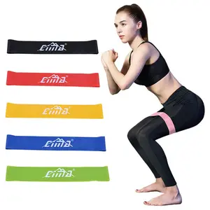 Factory Direct Sale Rubber Hip Resistance Band Home Gym Equipment Hip bands Home Gym Resistance Bands