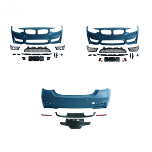 Hot Performance Upgrade Exhaust Pipe Spoiler Front and Rear Car Bumpers Body Kit for BMW 4 Series F32/33/36/M4 - Product Image 6
