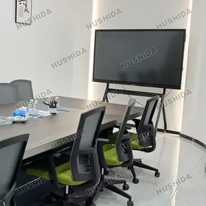 Placa interativa para relatório PPT Office de 86 polegadas, equipamento educacional Android 13.0, telas interativas sensíveis ao toque