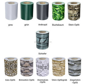 Bandes d'écran de confidentialité en PVC <span class=keywords><strong>pour</strong></span> clôture de jardin/balcon avec 20 clips de <span class=keywords><strong>fixation</strong></span> - Product Image 2