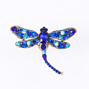 Weiman High Quality Large Crystal <strong>Dragonfly</strong> Brooch Assorted Colors Fashion Ornament Decor <strong>Jewelry</strong> for Children's Wedding Alloy - Product Image 3