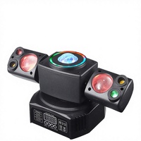 Barre de lumière à effets de scène 50W avec télécommande, projecteur LED RGBW à tête mobile, idéal pour discothèques, bars, théâtres, mariages, éclairage de scène