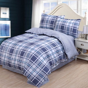 100% 코튼 다채로운 침대 시트 학생 기숙사 사용 4pcs 침구 세트 - Product Image 6