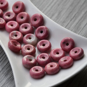 Natural Rose Quartz 12mm Round <b>Beads</b> <b>Large</b> Hole For Jewelry Making DIY Beading Material Loose Nature Crystal - Product Image 2