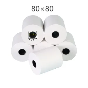 80 * 80mm cash register paper thermal sensitive paper roll receipt printing paper POS takeaway supermarket printing receipt