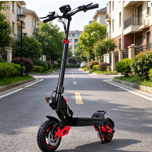 Scooter Eléctrico de Suspensión Completa de Largo Alcance, Barato, al por Mayor, con Envío Gratuito desde Almacén en el Reino Unido y la UE, Carga Máxima de 150 kg, para Adultos - Product Image 5