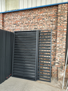 BOCHARM Horizontal China Farmhouse Exterior Venetian Louver Aluminum Alloy <strong>Blind</strong> With Air Ventilation - Product Image 6