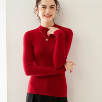 Pulls en laine tricotée à col roulé anti-boulochage tendance pour femmes, très demandés