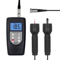 DLTEREN Tachymètre à vibration DTI-VM-6370T avec transducteur piézoélectrique pour tachymètre à vitesse de déplacement de vibration