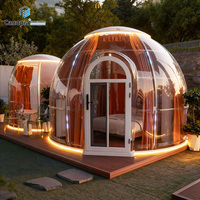 Tente de luxe moderne ATLAS pour l'extérieur, maison bulle en PC, dôme sphérique, installation facile, garantie 1 an, dîner sous le ciel étoilé