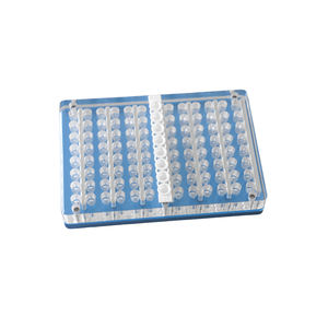 Rak Lab magnetik untuk tabung PCR, dudukan pelat PCR 96Well PCR, cocok dengan pelat Non-Skirted tepi Semi Magnet kuat - Product Image 6
