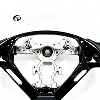 Volant sport à 3 branches en fibre de carbone perforée sur mesure, compatible avec Infiniti Q60 Q50 G37 G35 G25 GLC Classe S Classe G