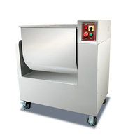 Mélangeur horizontal incliné commercial 20L 40L 55L 80L 125L 35-150 KG pour viande, boulettes de viande et aliments pour animaux de compagnie