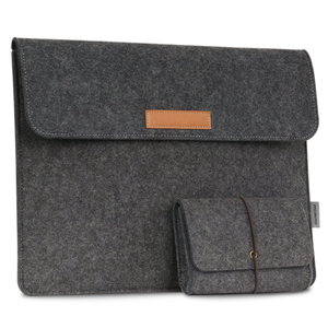 Sac pour ordinateur portable en feutre compatible <span class=keywords><strong>MacBook</strong></span> Air/Pro au <span class=keywords><strong>prix</strong></span> de gros sac avec poche <span class=keywords><strong>petit</strong></span> sac de rangement - Product Image 2