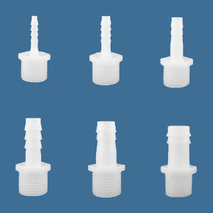 Tự Nhiên G1/2 "Nam Threaded Phụ Kiện Ống Polypropylene <span class=keywords><strong>PP</strong></span> Thẳng <span class=keywords><strong>5</strong></span>/16 \" 8Mm Ống Barb 90 Độ Khuỷu Tay Barbed Nam Threaded - Product Image 5