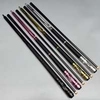 Queue de billard professionnelle YFEN 1/2 en fibre de carbone, pointe multicouche 11,5 mm 12,5 mm, enveloppe en cuir, embout métallique