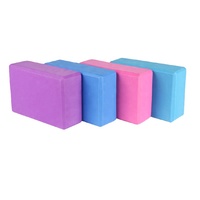 Équipement de yoga d'usine BSCI personnalisé conçu avec logo bloc de briques de yoga en mousse imprimé blocs de pilates