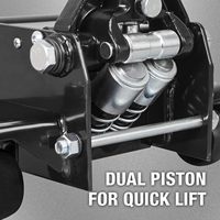 Cric hydraulique robuste pour voiture, 3 tonnes, à levage rapide, avec pompe, chariot de service pour garage, en acier – Options 2T et 5T disponibles