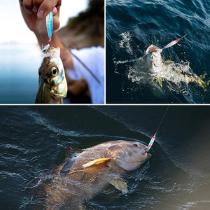 XUHANG JF51 7g Señuelo Metálico Luminoso UV para Lanzamiento Largo, Micro Jigging Vibrante y de Hundimiento para Caballa, Lubina y Peces de Agua Dulce - Product Image 6
