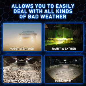 TAOCHIS 12V 27W 3.0 pouces Bi Led Projecteur Lentille Feux <span class=keywords><strong>antibrouillard</strong></span> LED 3000k 3800k 6000k pour Toyota CAMRY Lexus <span class=keywords><strong>Peugeot</strong></span> Suzuki CITROEN - Product Image 3