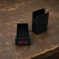 Boîte de rangement pour munitions de type tiroir, disponible en différentes tailles et styles. Stockage et organisation de munitions .22LR.