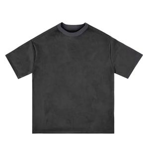 Camiseta Oversize de Algodón 100% de 260 g/m² con Estampado por Sublimación a Rayas Estilo Retro Americano Touchhealthy al por Mayor Personalizada - Product Image 2