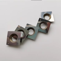 Plaquettes de couteaux réversibles en carbure de tungstène 14*14*2 pour dégauchisseuse-raboteuse, têtes de coupe spirales, lames carrées et rectangulaires