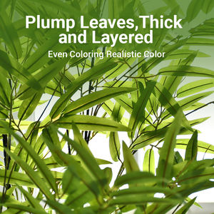 Vente chaude en plein air maison paysage décor en plastique <span class=keywords><strong>artificiel</strong></span> <span class=keywords><strong>bambou</strong></span> arbre plante de haute qualité pour une utilisation intérieure et extérieure - Product Image 2