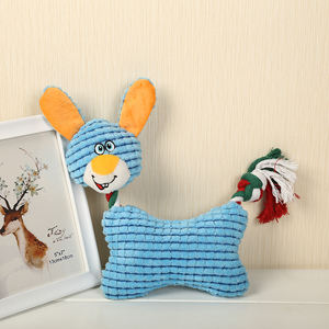 Giocattoli interattivi per cani e animali da masticare <span class=keywords><strong>Pet</strong></span> <span class=keywords><strong>Pet</strong></span> <span class=keywords><strong>Pet</strong></span> <span class=keywords><strong>Pet</strong></span> durevole eco-friendly PP cotone peluche rana coniglio Design cartone animato gioco quotidiano Opp Bag - Product Image 6