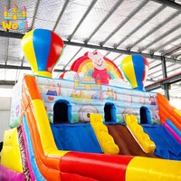 Toboggan aquatique commercial WODI en PVC de qualité professionnelle 0,55 mm pour enfants, toboggan aquatique détachable pour enfants et adultes, bâche en PVC WODI Plato