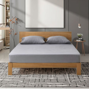 Seprai tempat tidur datar, peralatan keselamatan, sprei Super statis serat perak, nyaman dan lembut, bahan baru warna polos - Product Image 2