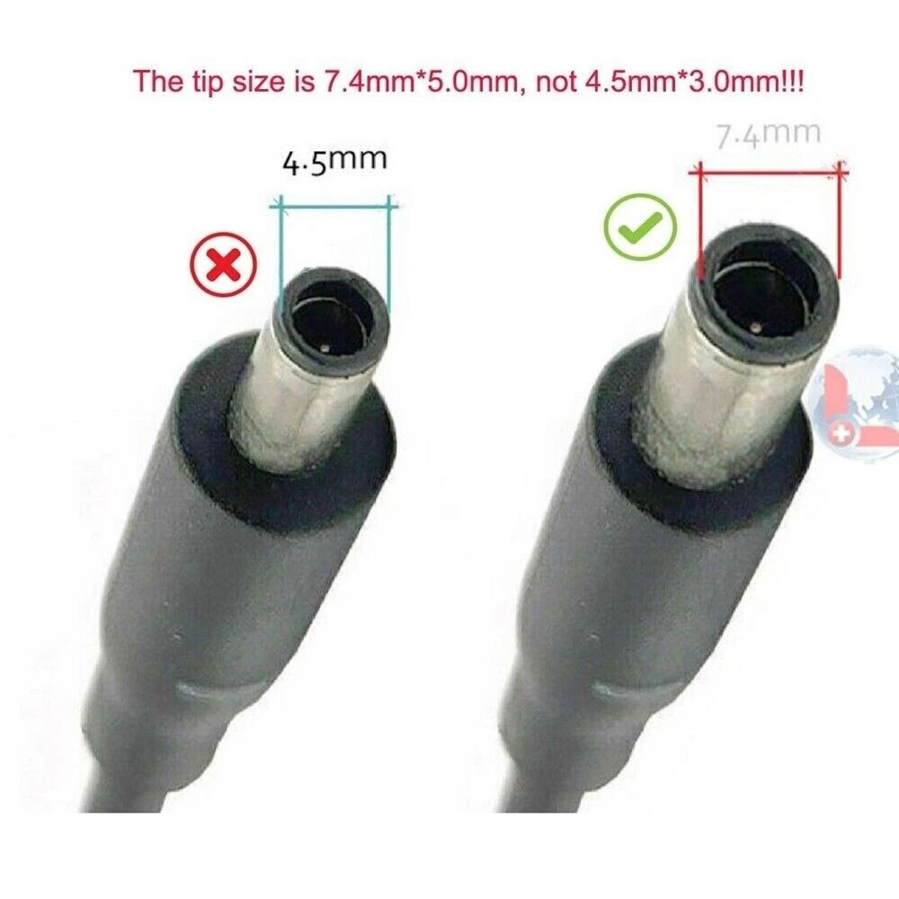 Black/7.4mm*5.0mm/240W(NO AC cable)