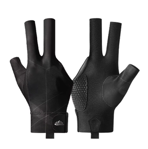 Wholesale <b>Billiards</b> Glove Left Hand Three Finger <b>Snooker</b> <b>Billiard</b> Non Stickers Elasticity Training Accessories - Product Image 1
