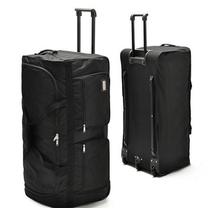 Roller Large Capacity Oxford Cloth <b>Trolly</b> Bag Spinner Suitcase Luggage Zipper Closure Waterproof Portable Travel Bag Trolley Bag - Product Image 2