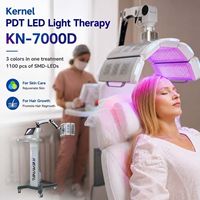Masque LED de photobiomodulation médicale PDT, panneau portable pour spa, appareil de thérapie par lumière rouge pour le visage, machine médicale