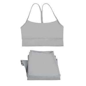 Conjunto de yoga para mujer, sujetador deportivo rosa y leggings, ropa de yoga para entrenamiento de alta intensidad, fitness, correr y entrenamiento. - Product Image 3