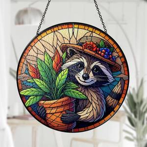 Décoration pour la maison, attrape-soleil, décoration pour <span class=keywords><strong>fenêtre</strong></span>, vitrail, cadeaux d'anniversaire pour femmes - Product Image 3